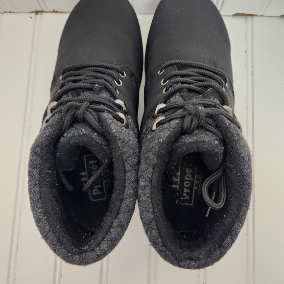 Propet Madi Womens Size 7.5M Black Lace Up Comfort Ankle Winter Boots WBX022N - Picture 7 of 11